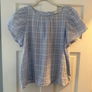 Small blue blouse